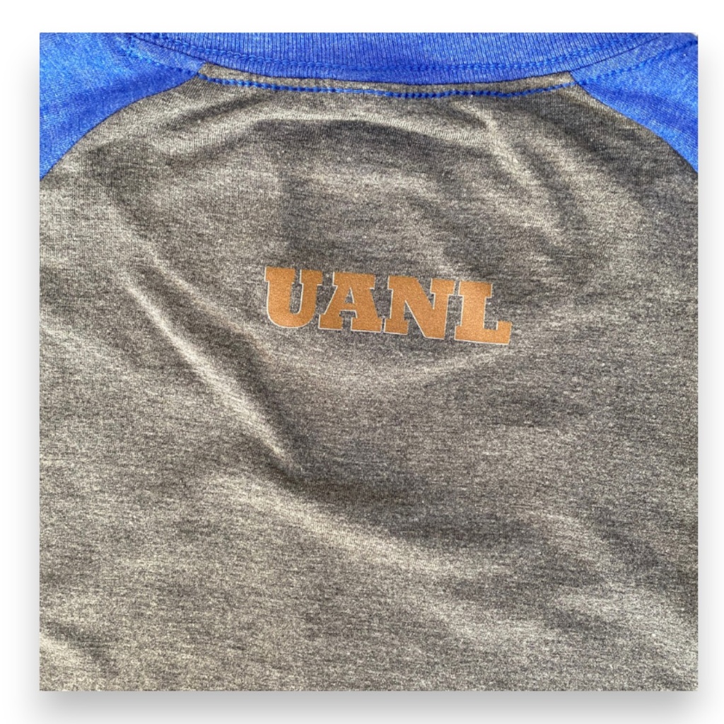 Playera manga ranglan AUTÉNTICOS TIGRES