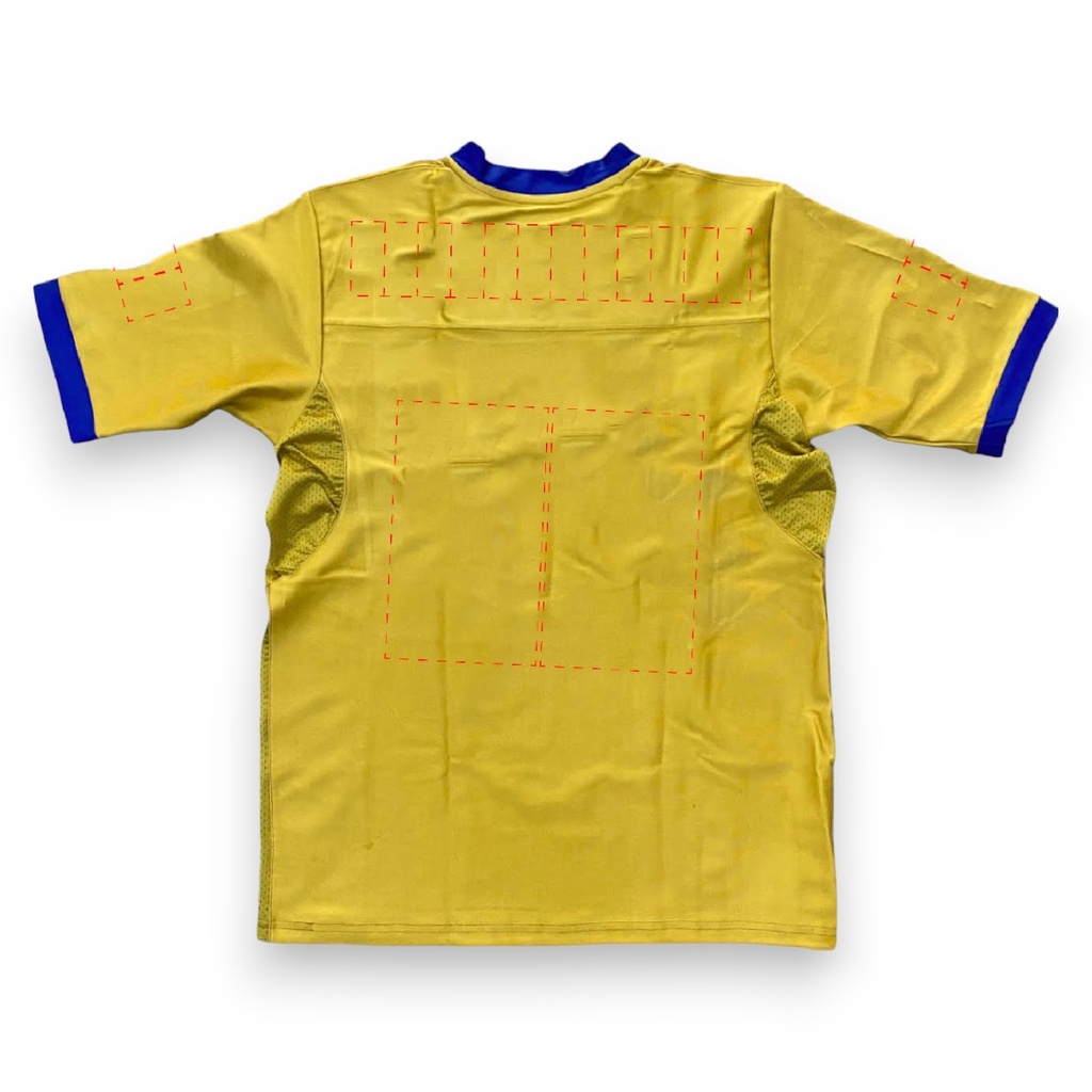 Jersey ADULTO personalizado dorado con azul rey