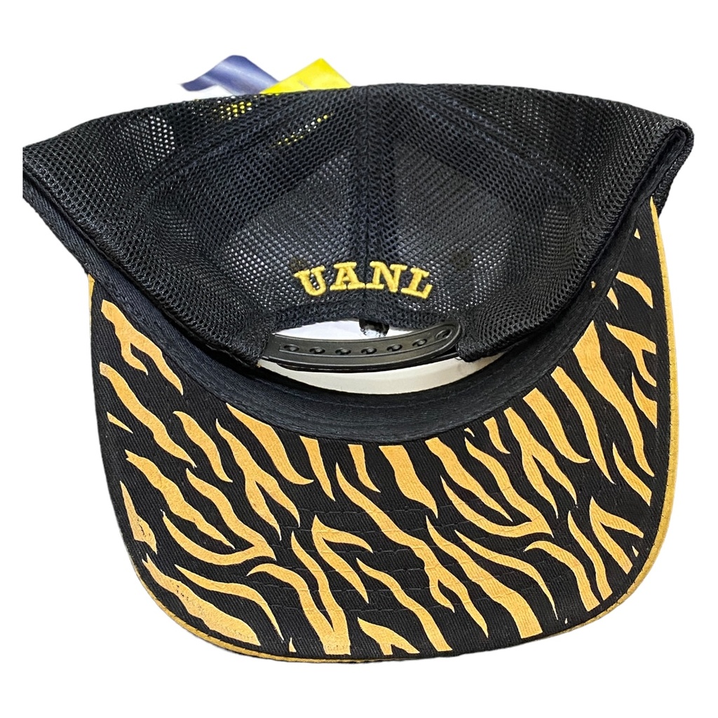 Gorra AUTÉNTICOS TIGRES con bordado al frente y detalle de color en visera