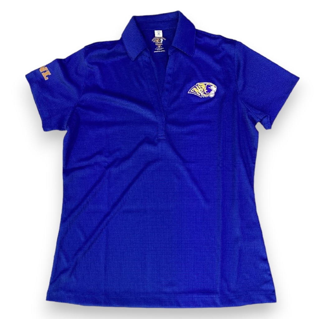 Playera tipo polo estilo dama AUTÉNTICOS TIGRES tela jacquard