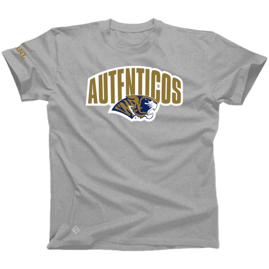 [TAR370-PRGH/S] Playera adulto AUTÉNTICOS TIGRES (CH)