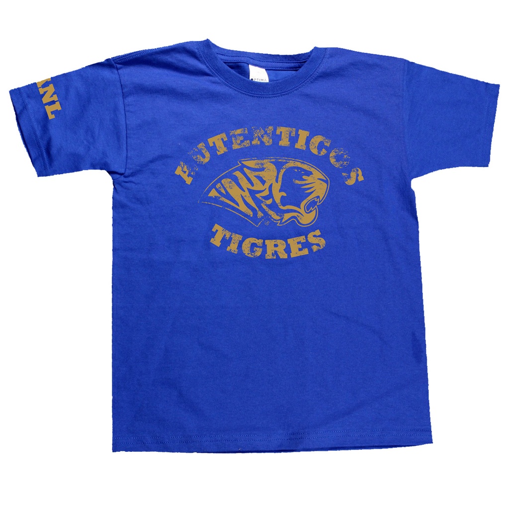 [TAR367-MXAR/N4] Playera juvenil AUTÉNTICOS TIGRES (N4)