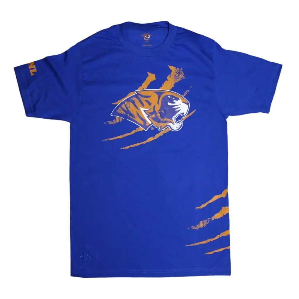 [TAR374-PRAR/S] Playera "Auténticos Tigres" garra en lateral (CH)