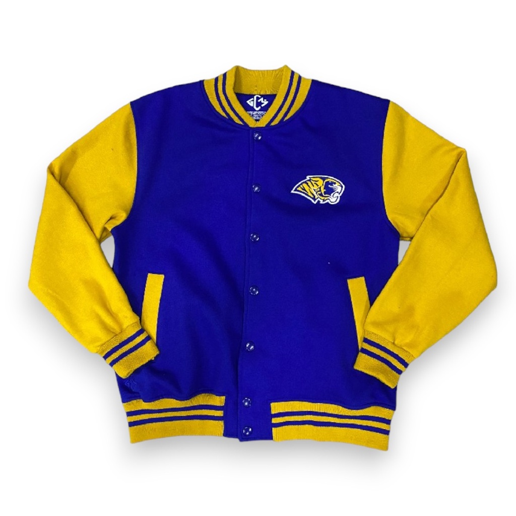 [TAS55-CHCO/XS] Chamarra AUTÉNTICOS TIGRES azul rey combinada (XCH)