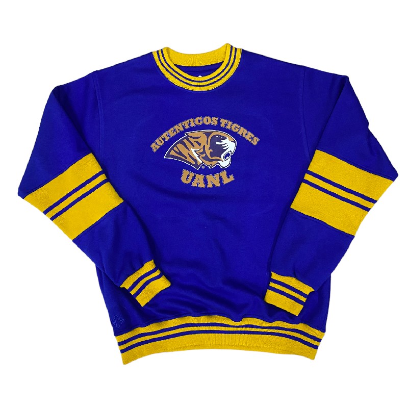 [TAS55-SWCO/XS] Sueter AUTÉNTICOS TIGRES azul rey combinado (XCH)