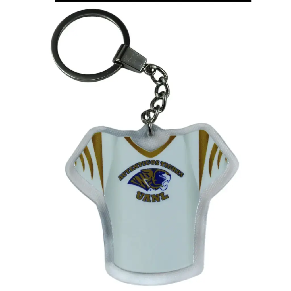 Llavero Auténticos Tigres Jersey blanco