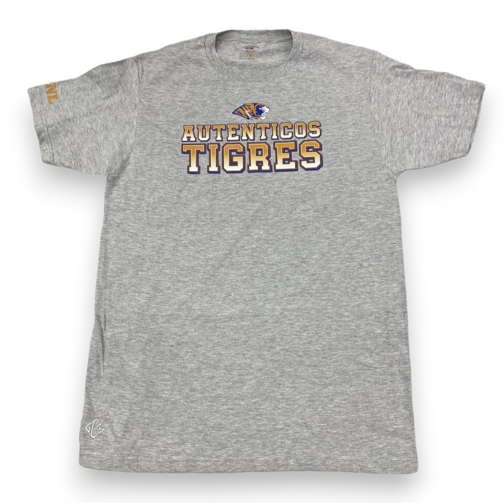 Playera adulto AUTÉNTICOS TIGRES (Azul rey, CH)