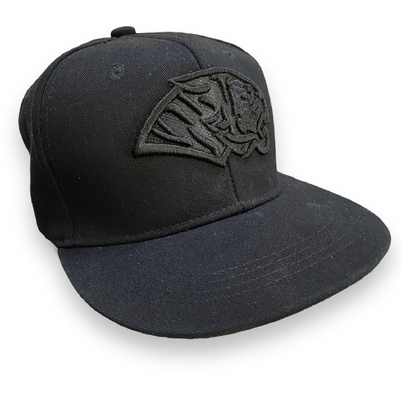 Gorra AUTENTICOS TIGRES con logo sencillo resaltado en 3D en negro