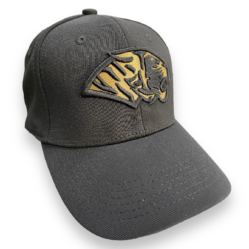 Gorra AUTENTICOS TIGRES con logo en 3D negro con fondo dorado