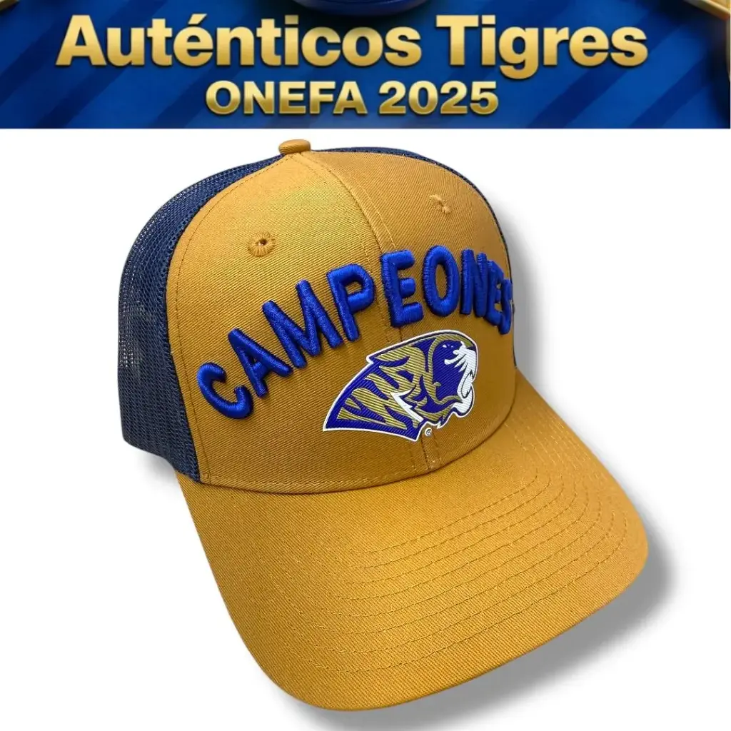 Gorra AUTENTICOS TIGRES CAMPEONATO 2025