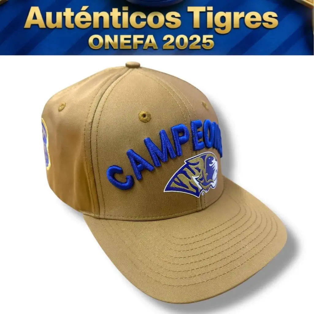 [CAMPEONATO-GORRA-GCOLCAM] Gorra AUTENTICOS TIGRES CAMPEONATO 2025
