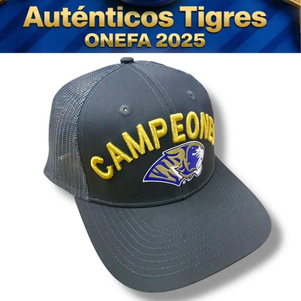 Gorra AUTENTICOS TIGRES CAMPEONATO 2025