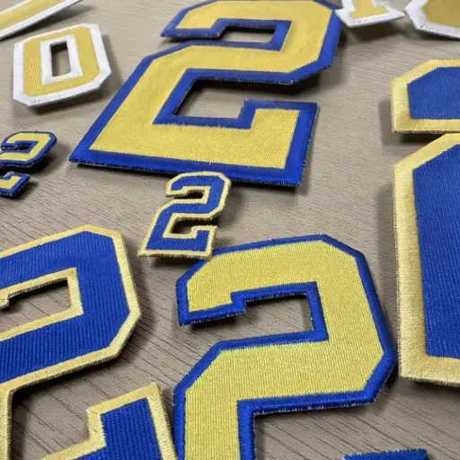 Paquete de 5 parches de tu número favorito