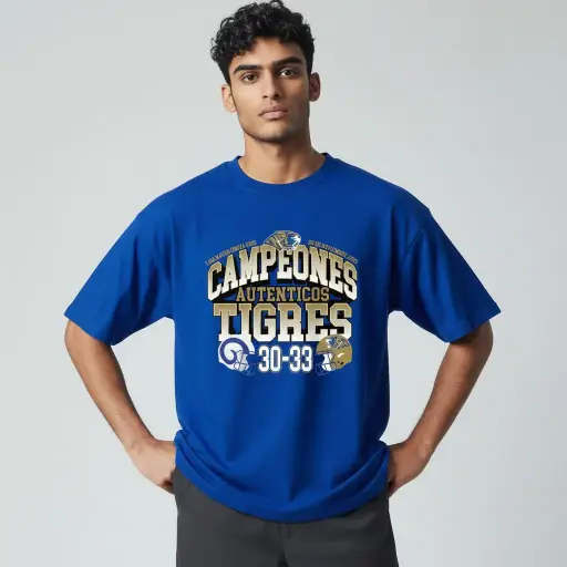 Playera campeonato Auténticos Tigres 2025