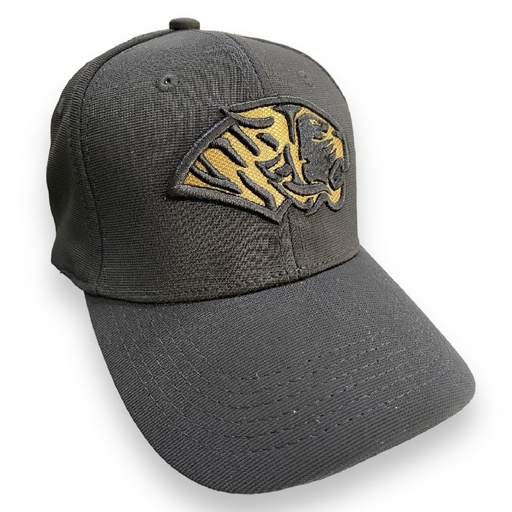 [TAG2307-020/NG] Gorra AUTENTICOS TIGRES con logo en 3D negro con fondo dorado